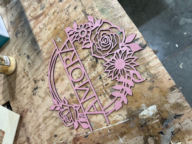 (image for) floral name sign