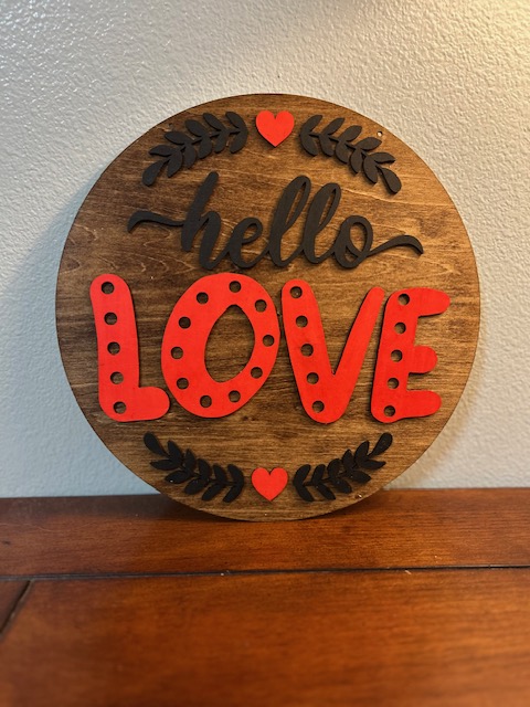 (image for) valentine door sign