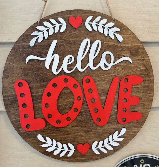 (image for) valentine door sign