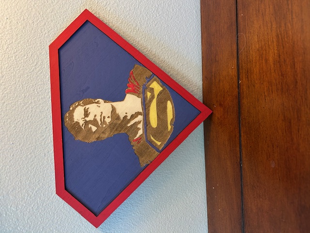 (image for) superman plaque
